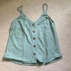 Green tank top